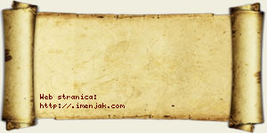 Jana Bijelić vizit kartica